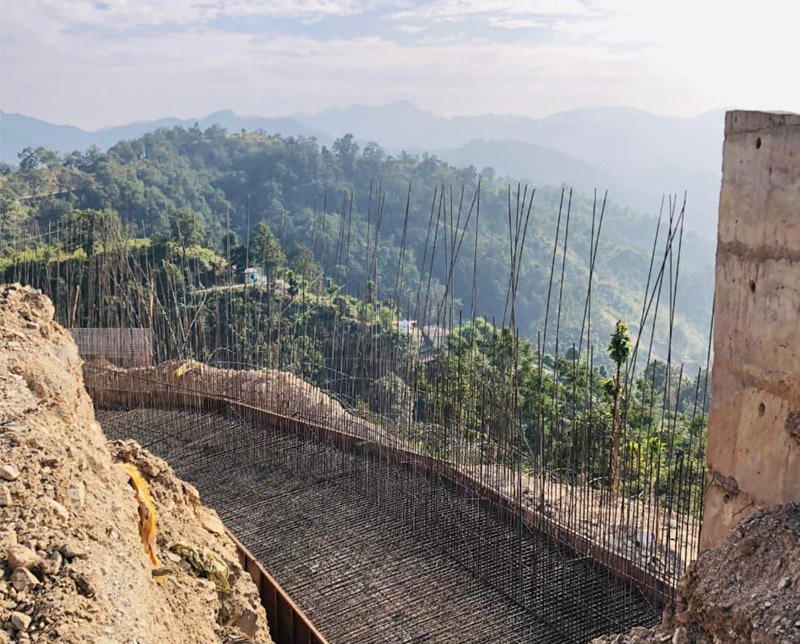 Constructions in Hilly Terrain